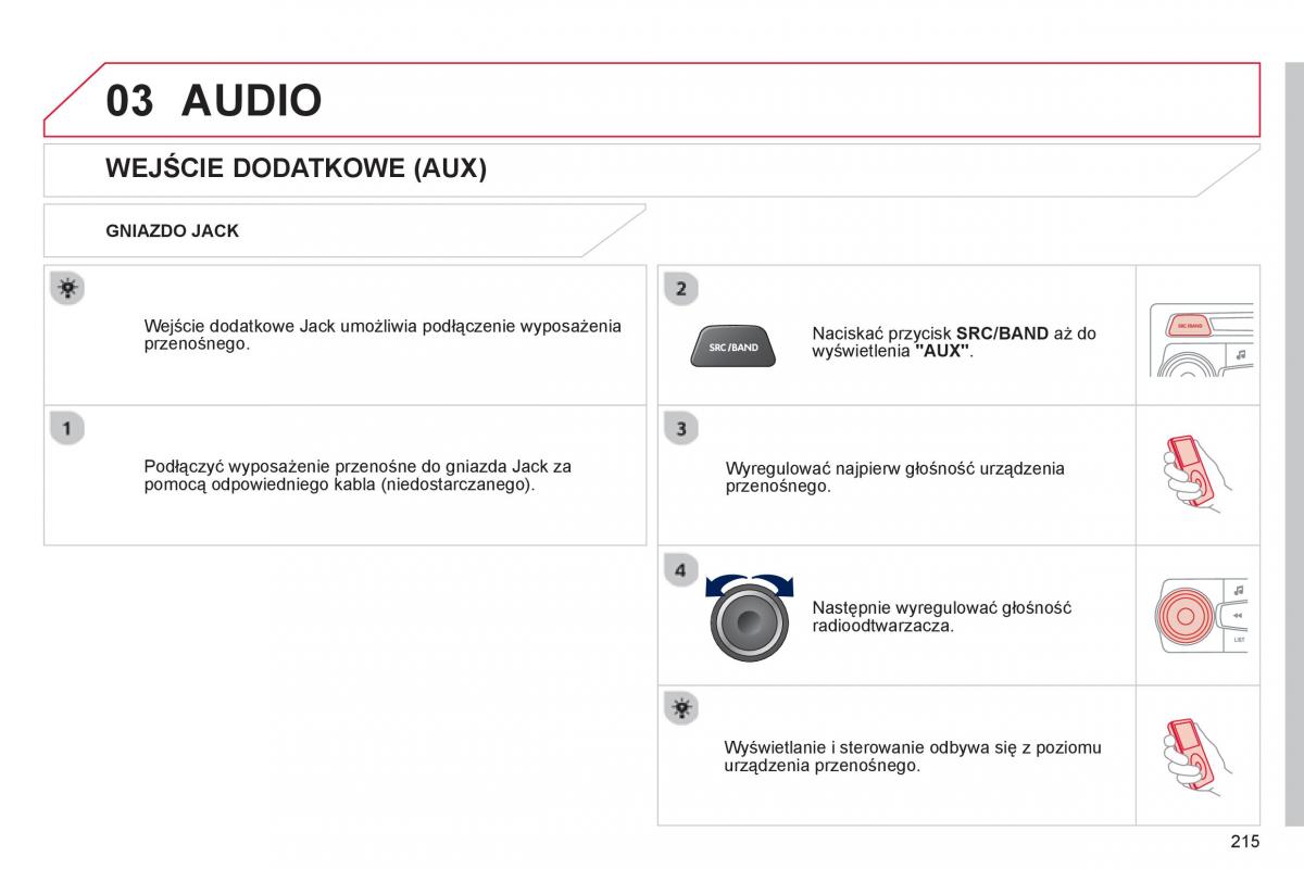 Citroen C Elysee instrukcja obslugi / page 217