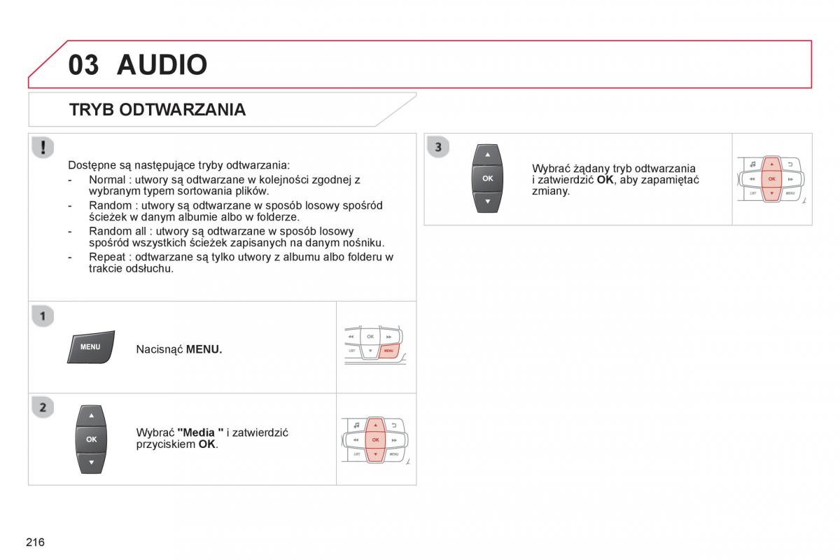 Citroen C Elysee instrukcja obslugi / page 218