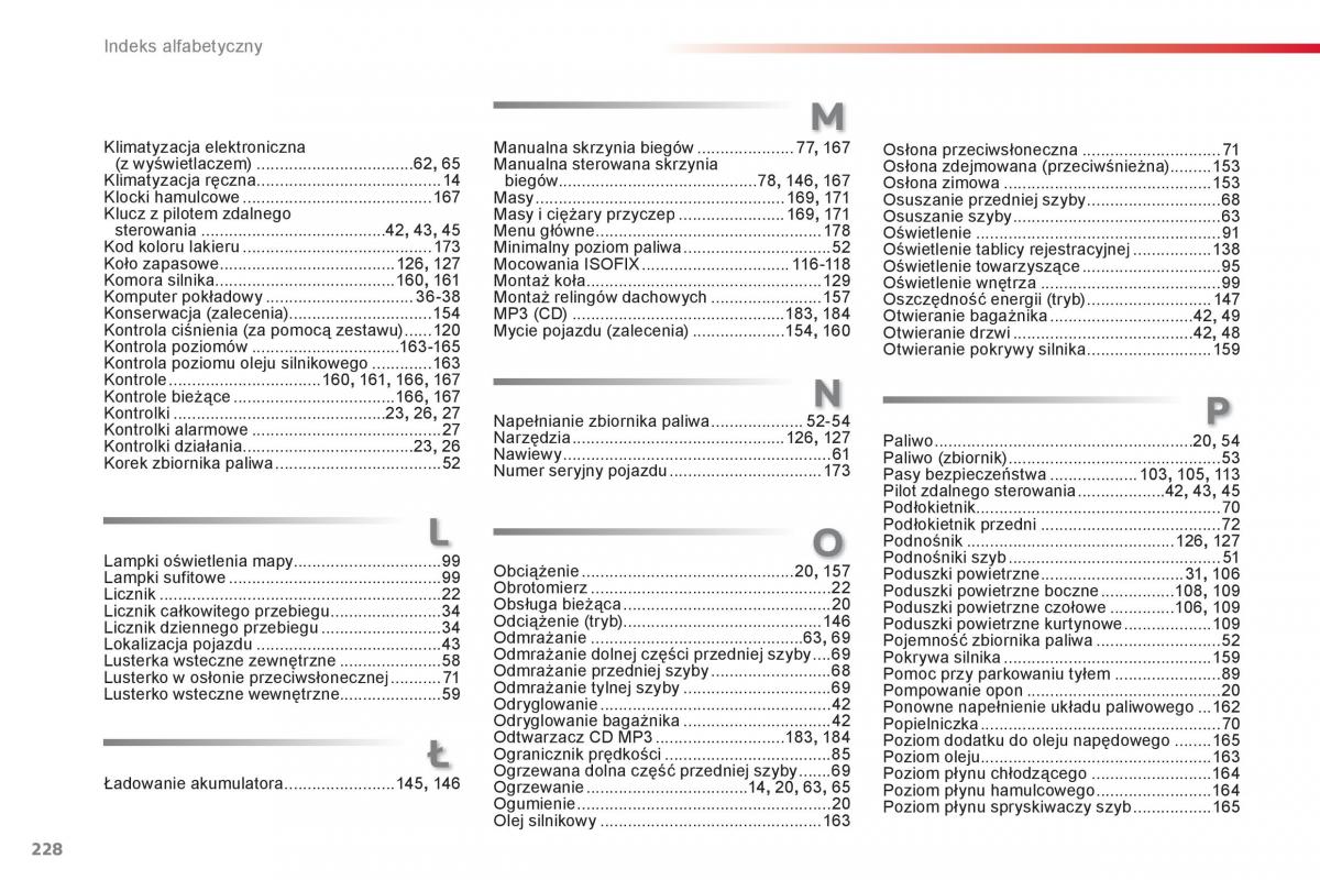 Citroen C Elysee instrukcja obslugi / page 230