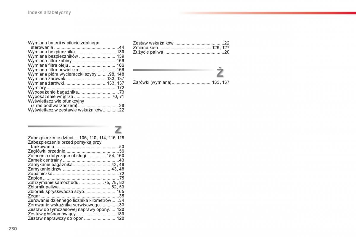 Citroen C Elysee instrukcja obslugi / page 232