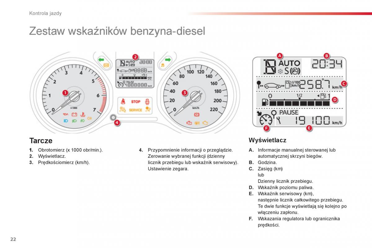 Citroen C Elysee instrukcja obslugi / page 24