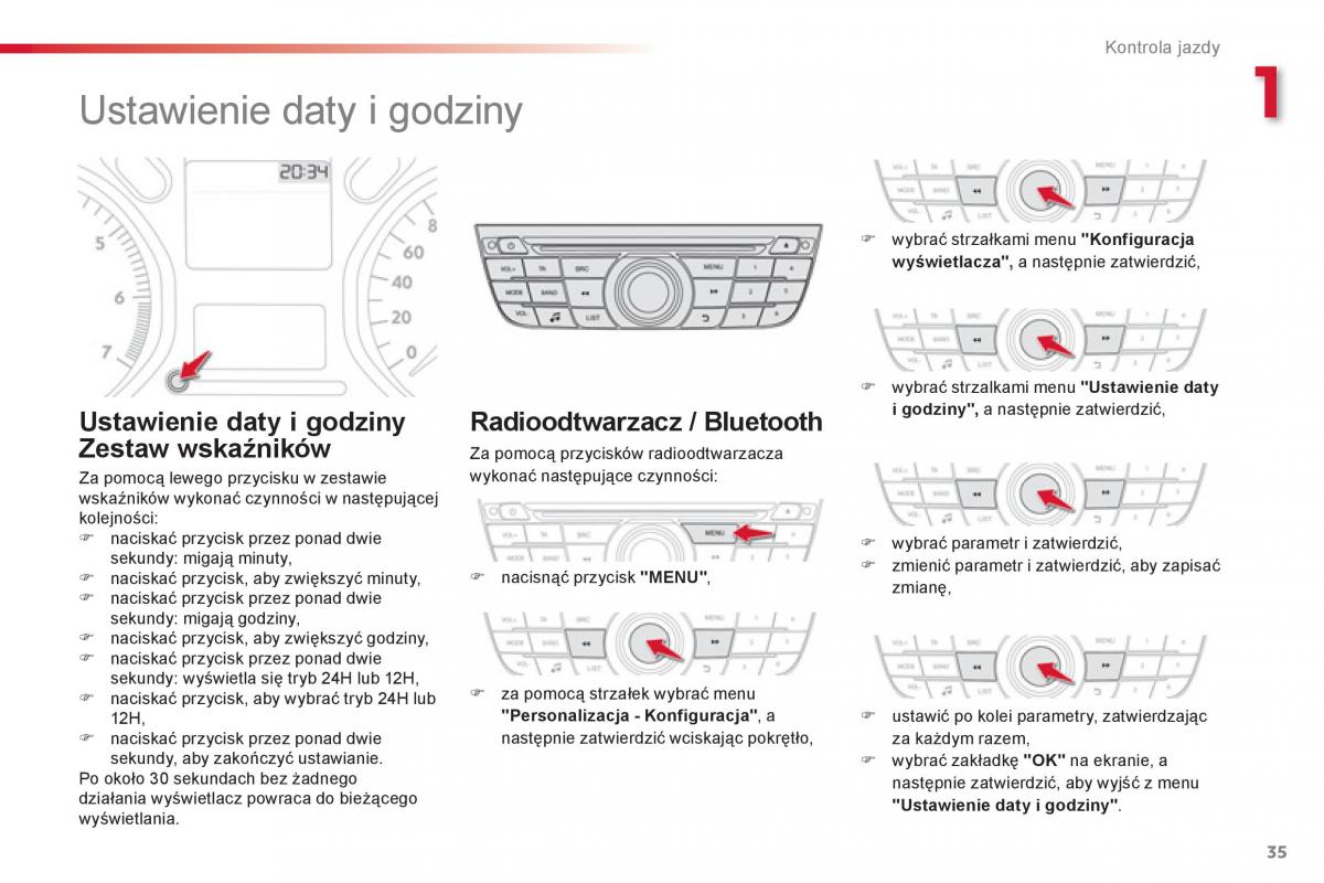 Citroen C Elysee instrukcja obslugi / page 37