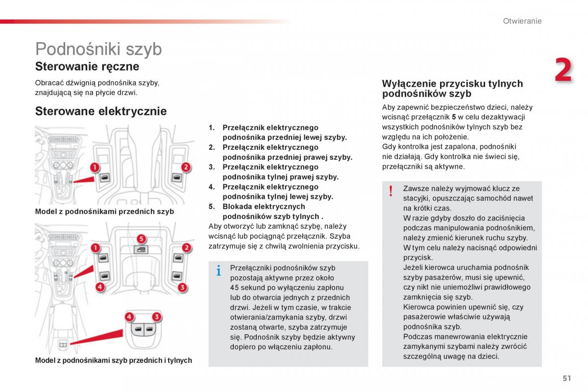 Citroen C Elysee instrukcja obslugi / page 53