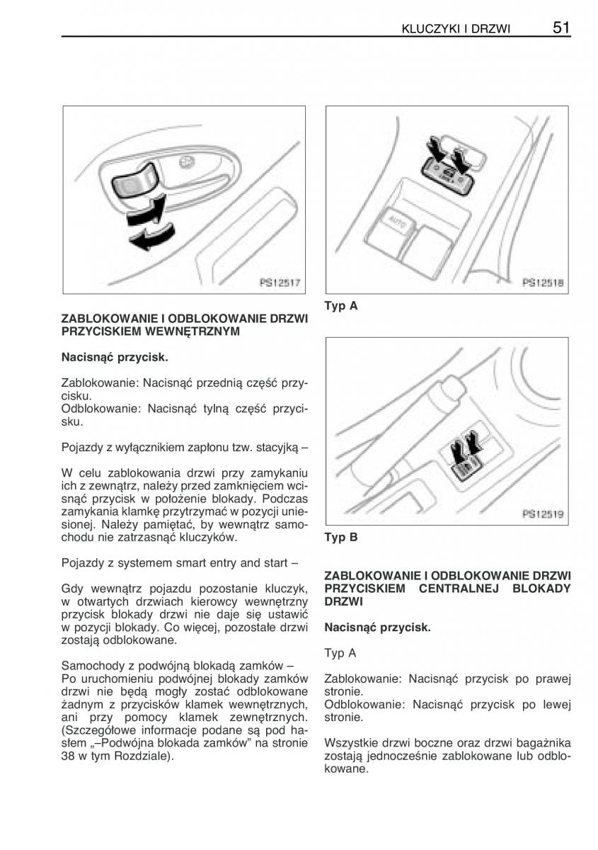 Toyota Yaris II 2 instrukcja obslugi / page 62