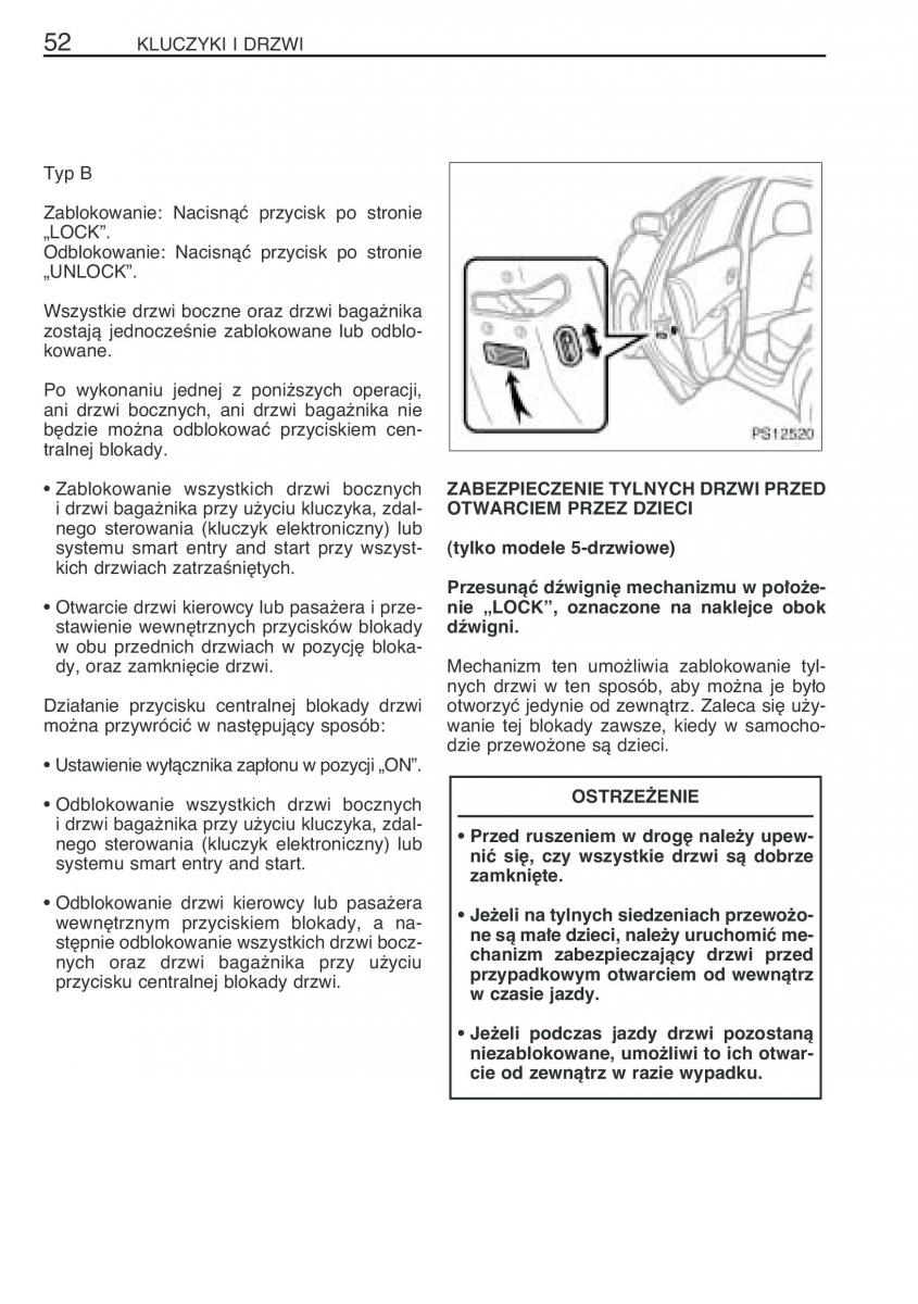 Toyota Yaris II 2 instrukcja obslugi / page 63