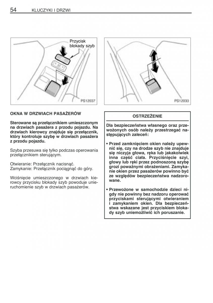 Toyota Yaris II 2 instrukcja obslugi / page 65