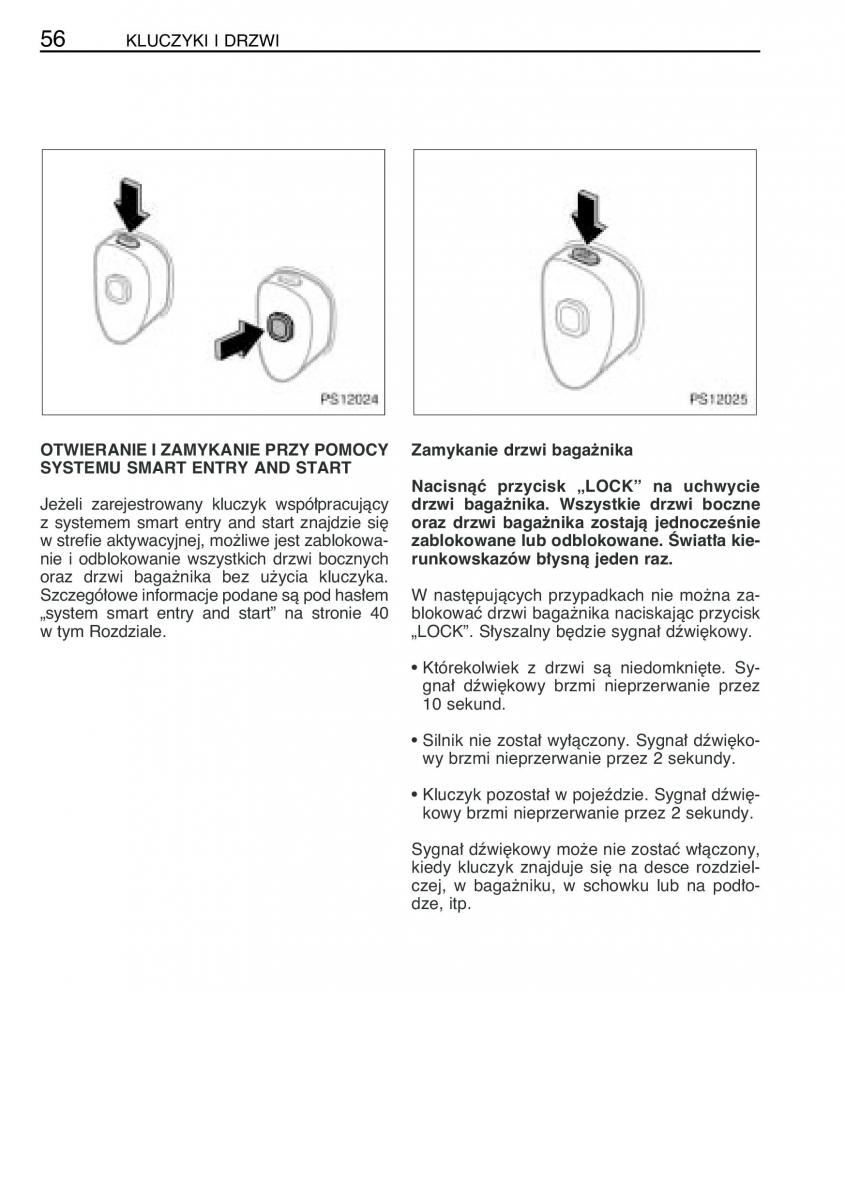 Toyota Yaris II 2 instrukcja obslugi / page 67