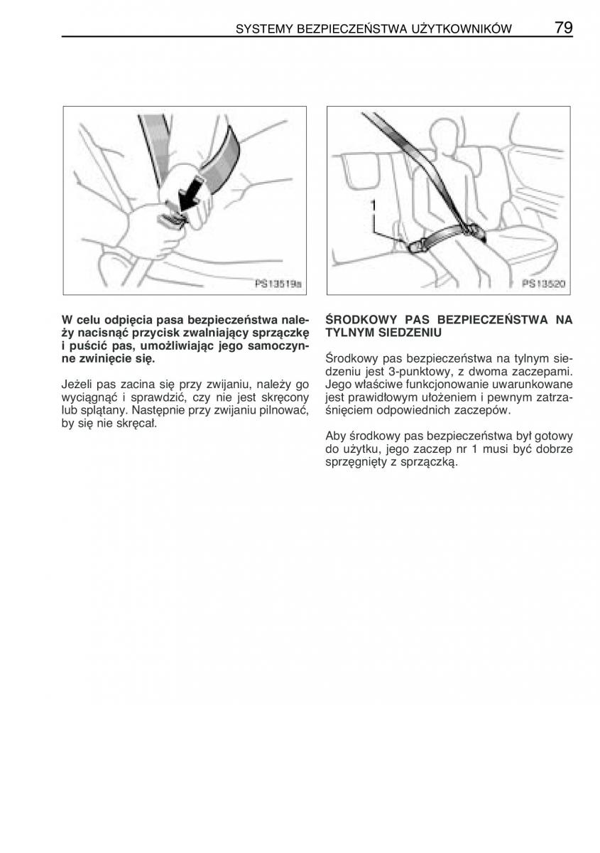 Toyota Yaris II 2 instrukcja obslugi / page 90