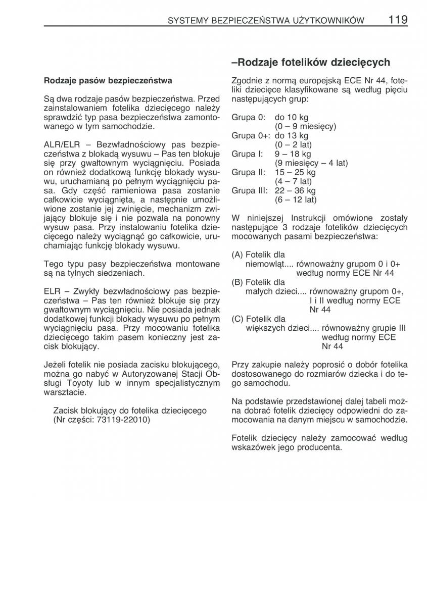 Toyota Yaris II 2 instrukcja obslugi / page 130