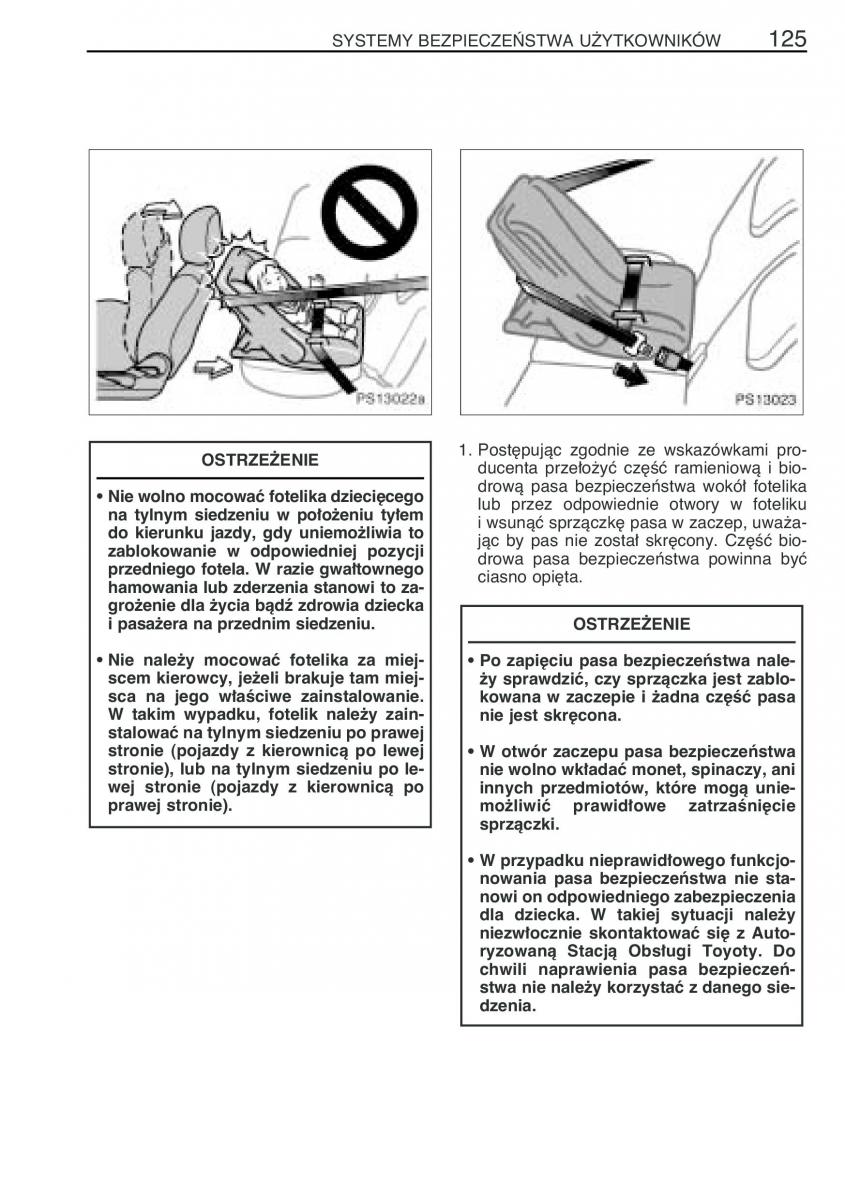 Toyota Yaris II 2 instrukcja obslugi / page 136