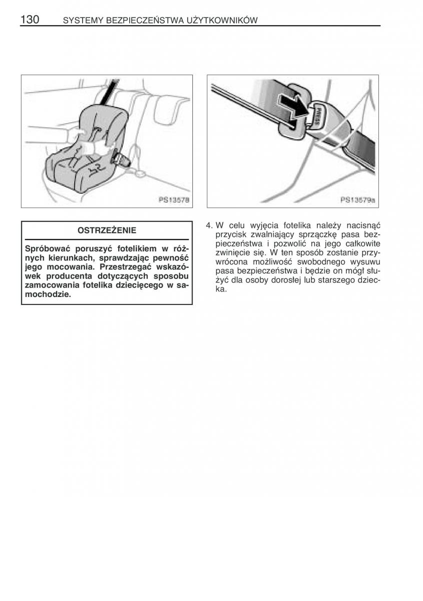 Toyota Yaris II 2 instrukcja obslugi / page 141