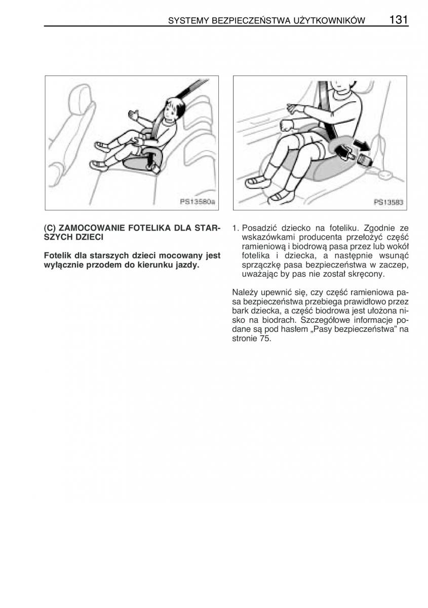 Toyota Yaris II 2 instrukcja obslugi / page 142