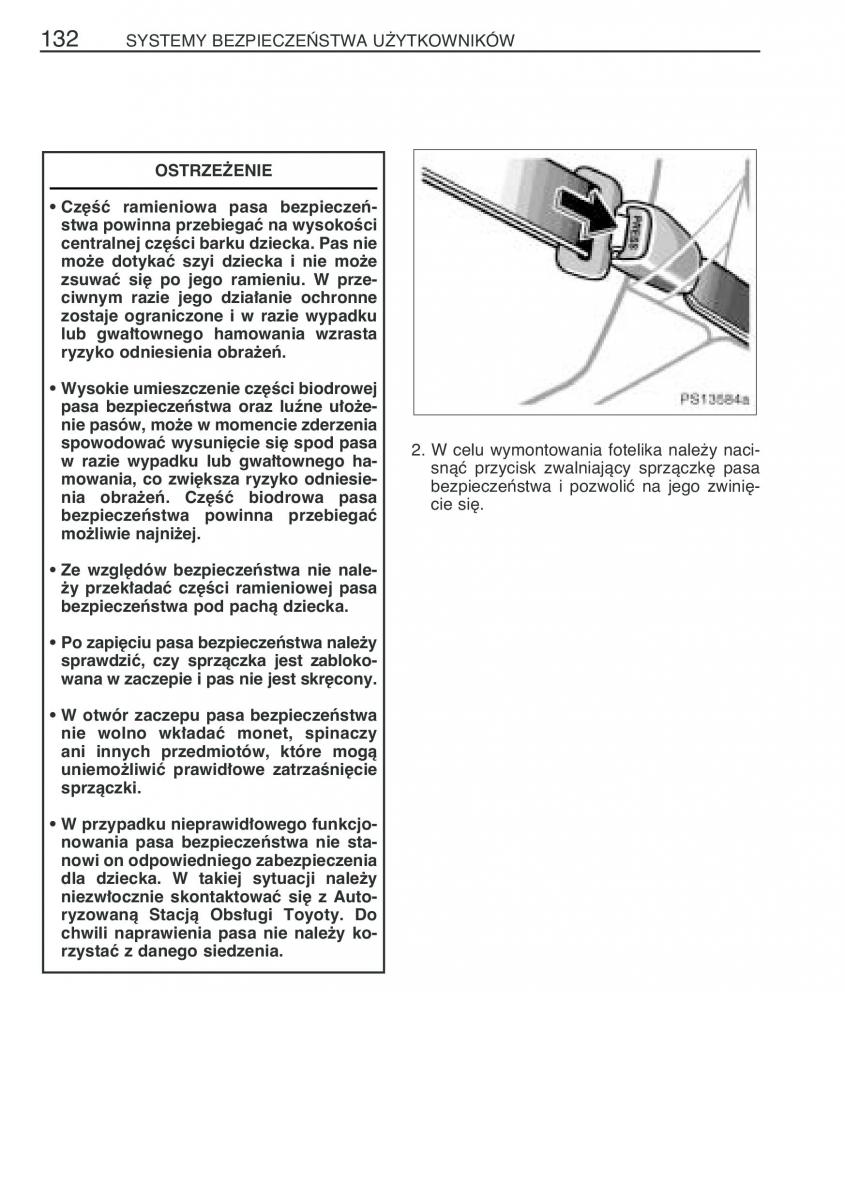 Toyota Yaris II 2 instrukcja obslugi / page 143