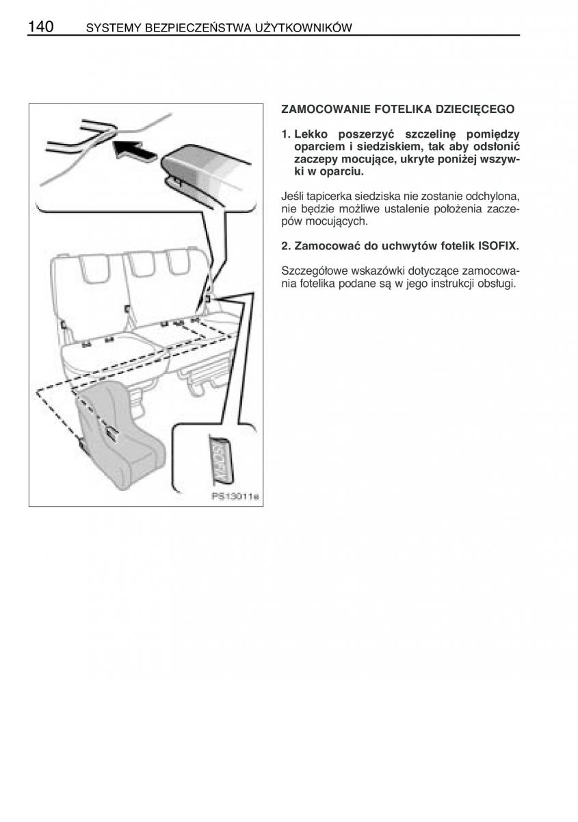 Toyota Yaris II 2 instrukcja obslugi / page 151