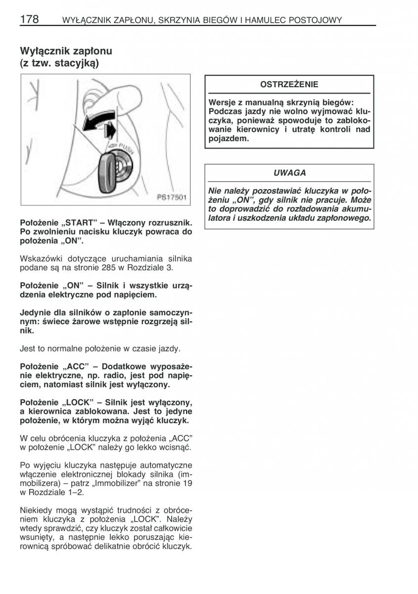 Toyota Yaris II 2 instrukcja obslugi / page 189