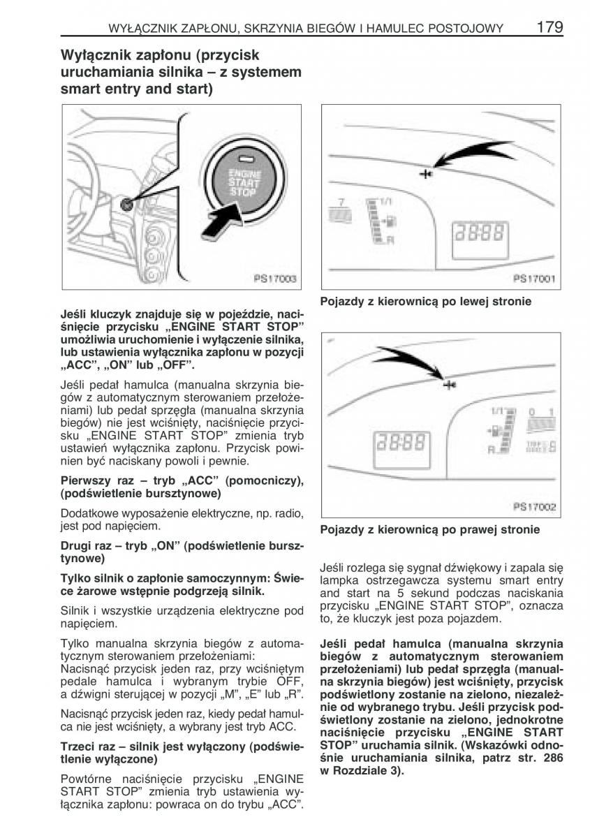 Toyota Yaris II 2 instrukcja obslugi / page 190