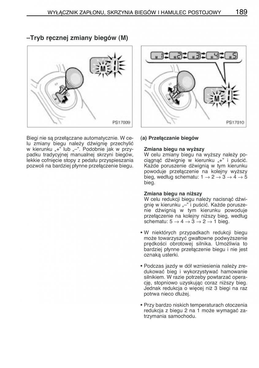 Toyota Yaris II 2 instrukcja obslugi / page 200