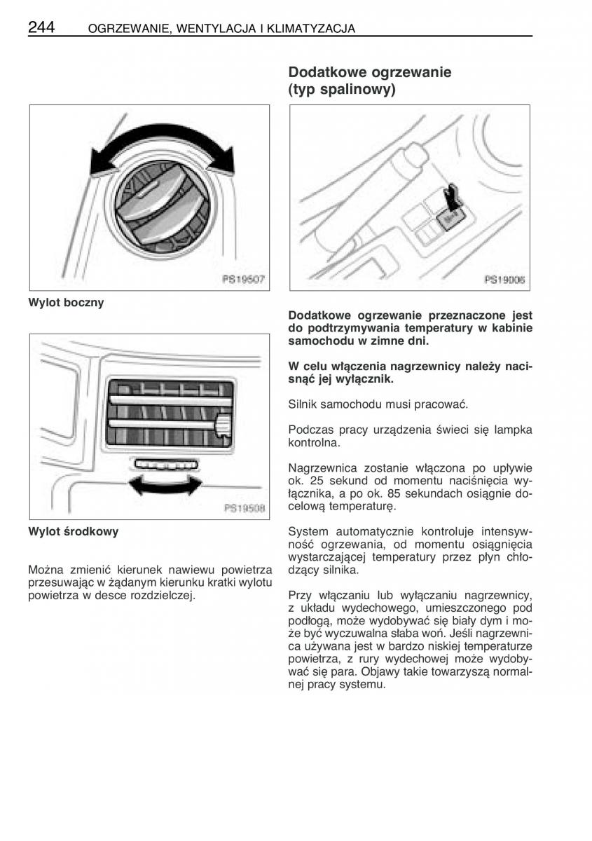 Toyota Yaris II 2 instrukcja obslugi / page 255