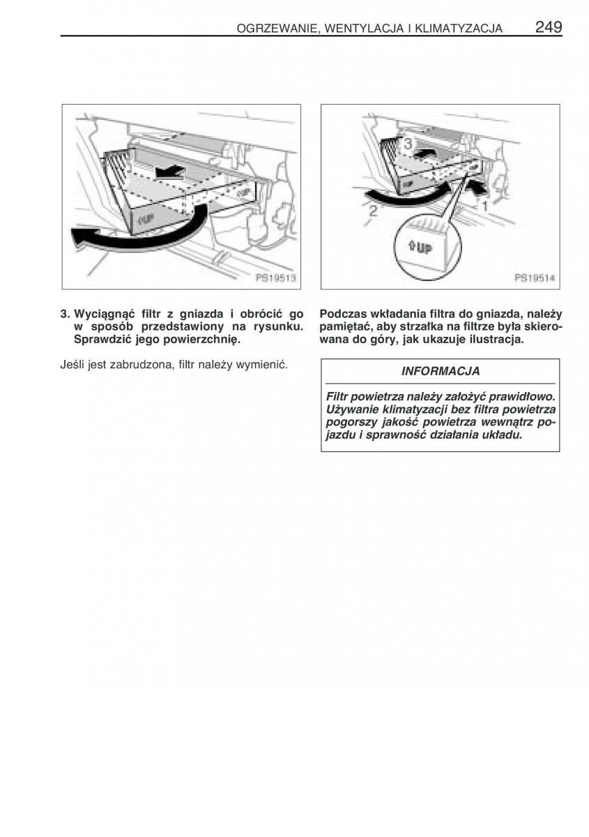 Toyota Yaris II 2 instrukcja obslugi / page 260