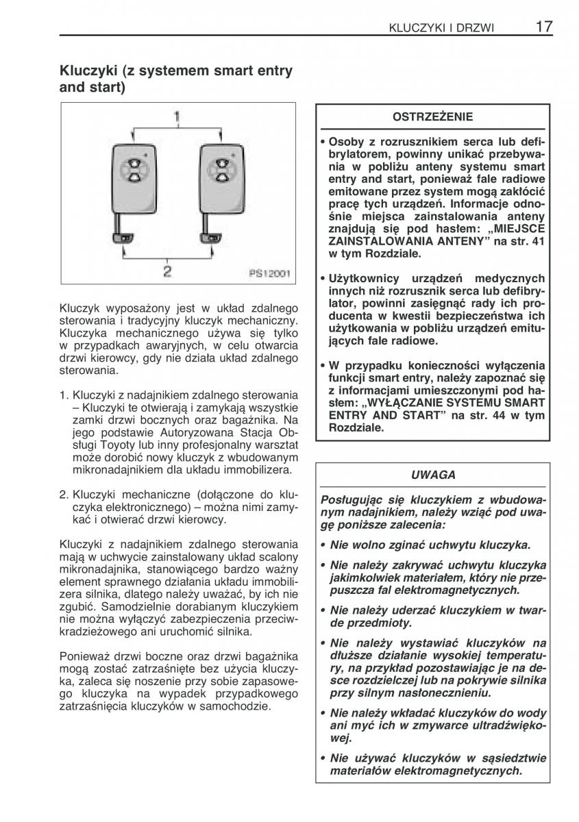 Toyota Yaris II 2 instrukcja obslugi / page 28