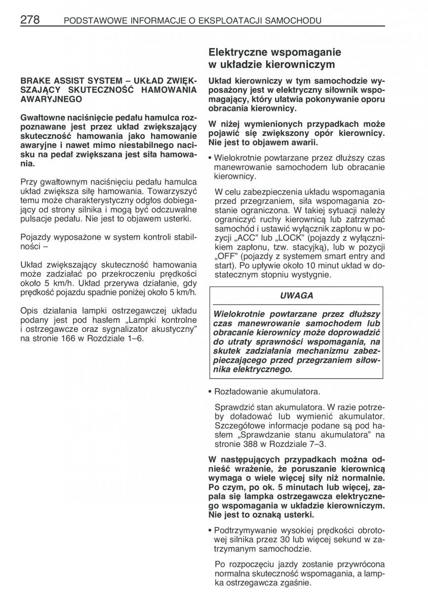 Toyota Yaris II 2 instrukcja obslugi / page 289