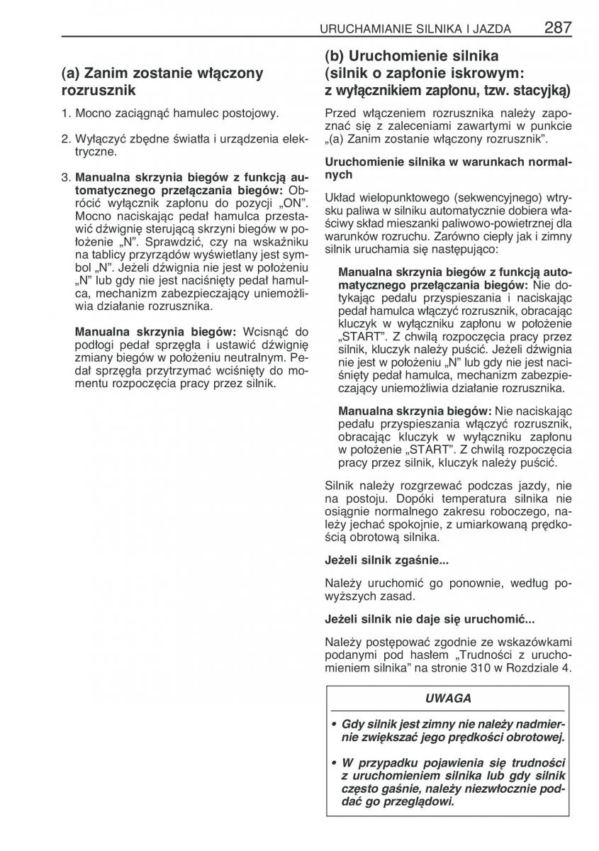 Toyota Yaris II 2 instrukcja obslugi / page 298