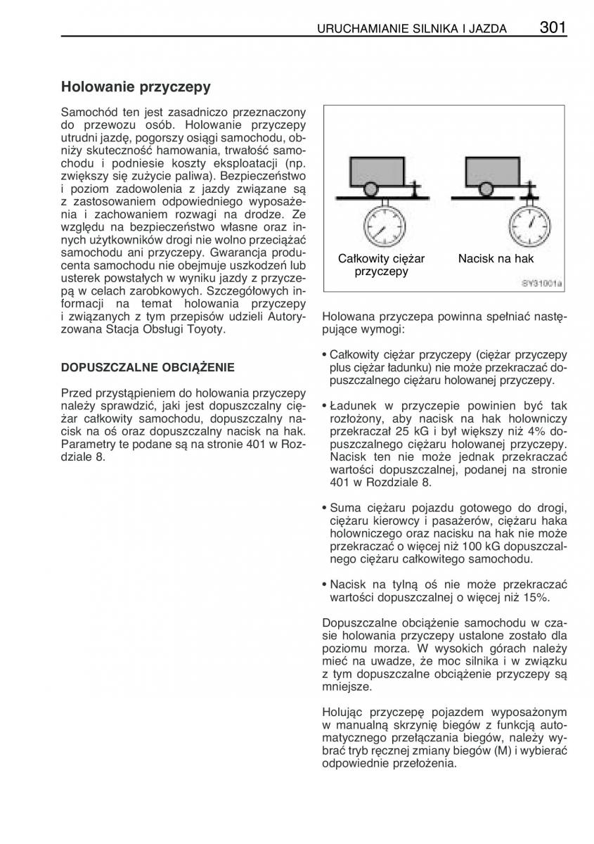 Toyota Yaris II 2 instrukcja obslugi / page 312