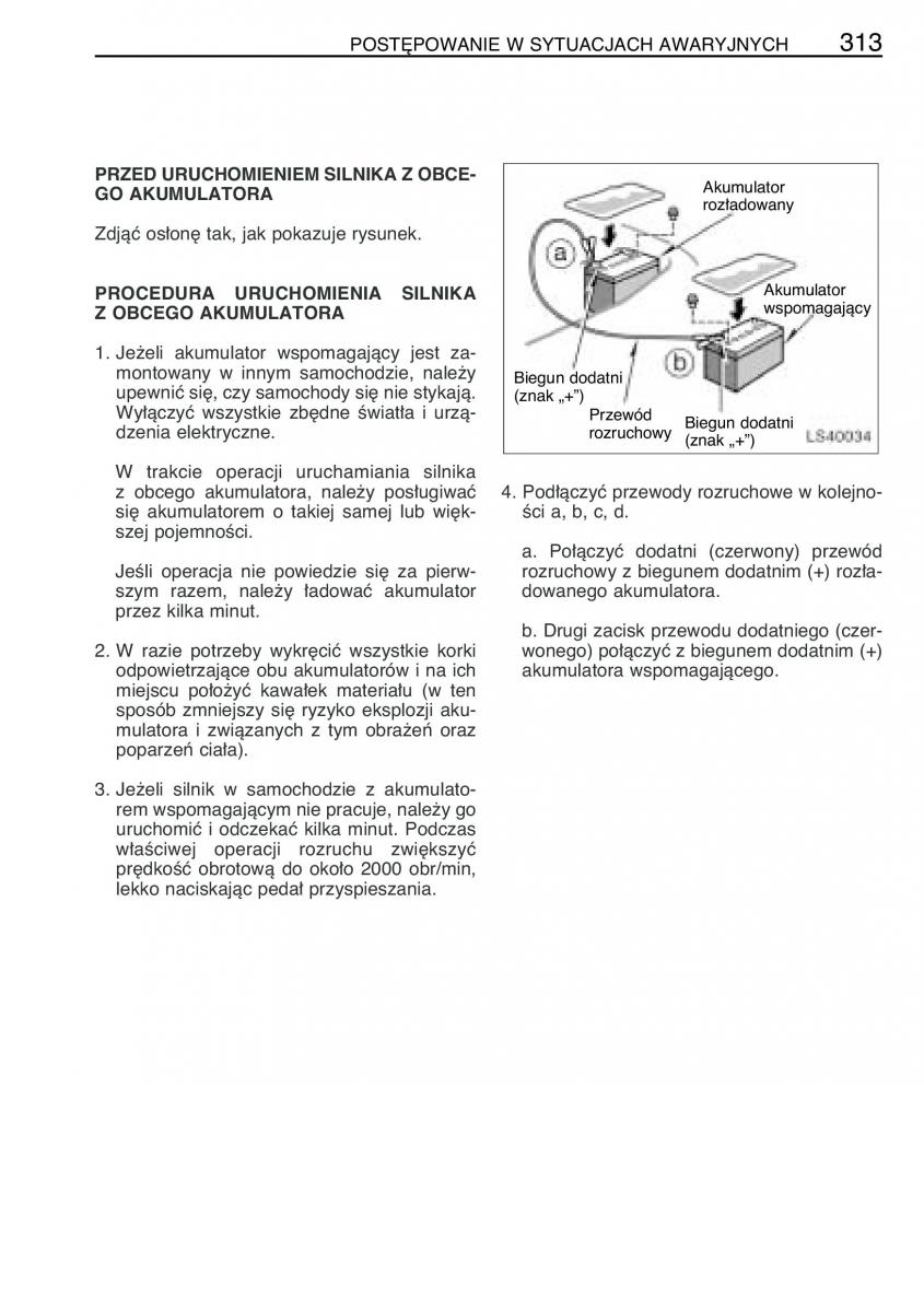 Toyota Yaris II 2 instrukcja obslugi / page 324