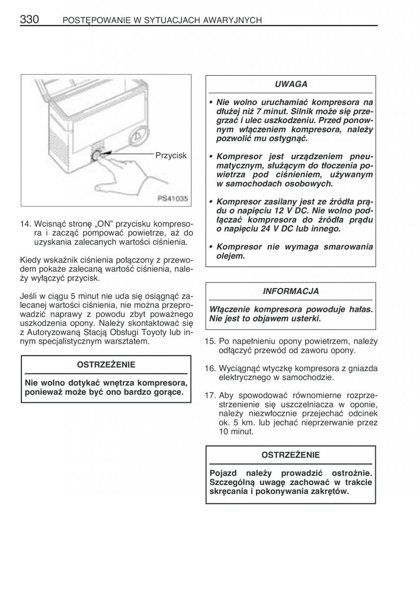 Toyota Yaris II 2 instrukcja obslugi / page 341