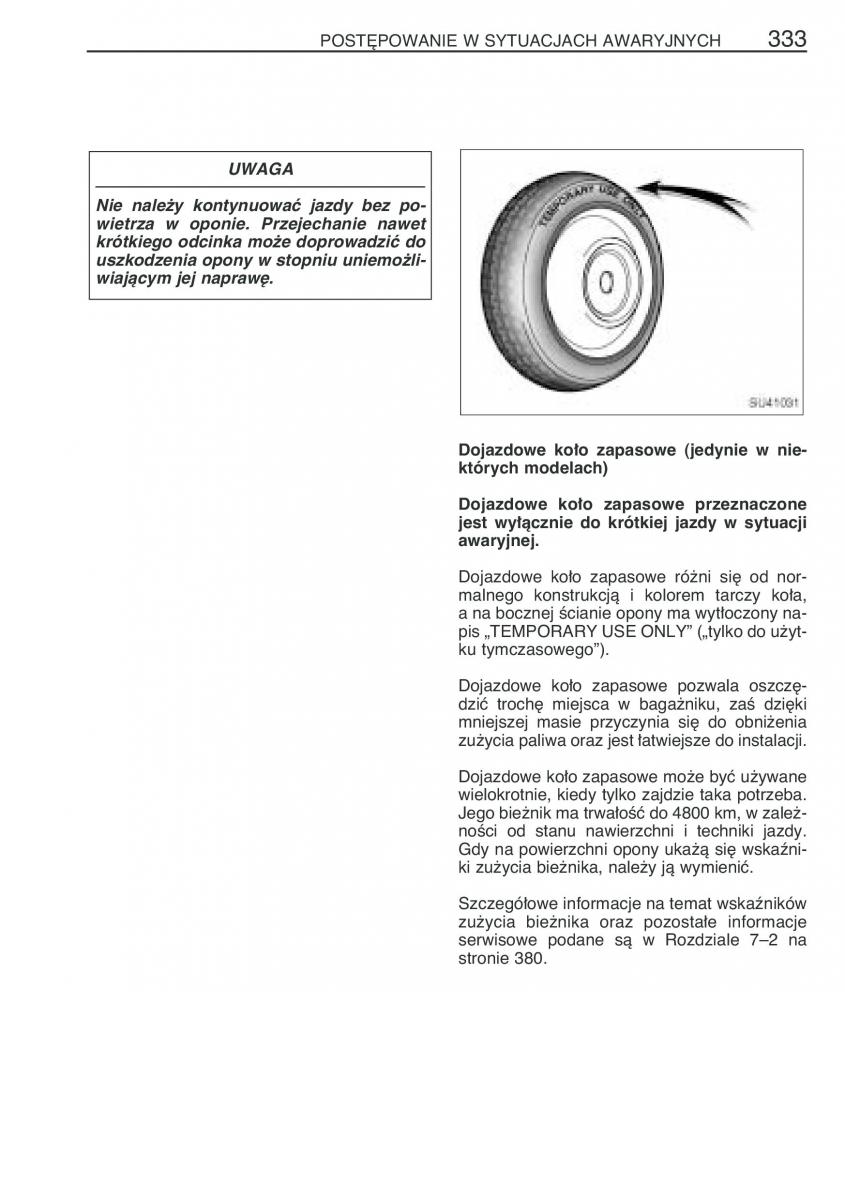 Toyota Yaris II 2 instrukcja obslugi / page 344