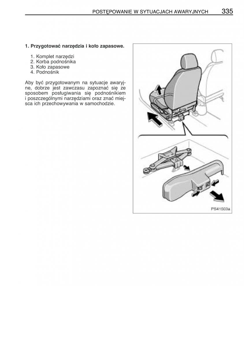 Toyota Yaris II 2 instrukcja obslugi / page 346