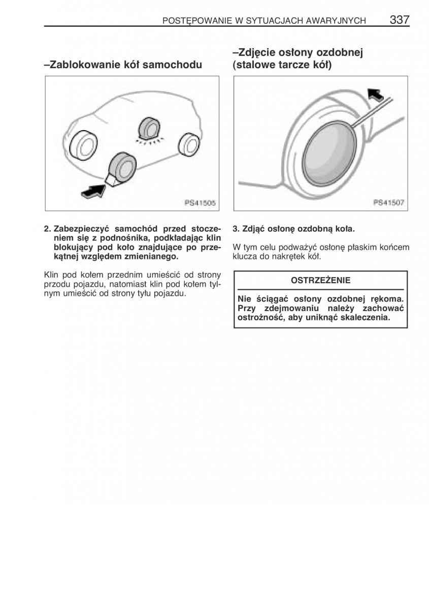 Toyota Yaris II 2 instrukcja obslugi / page 348