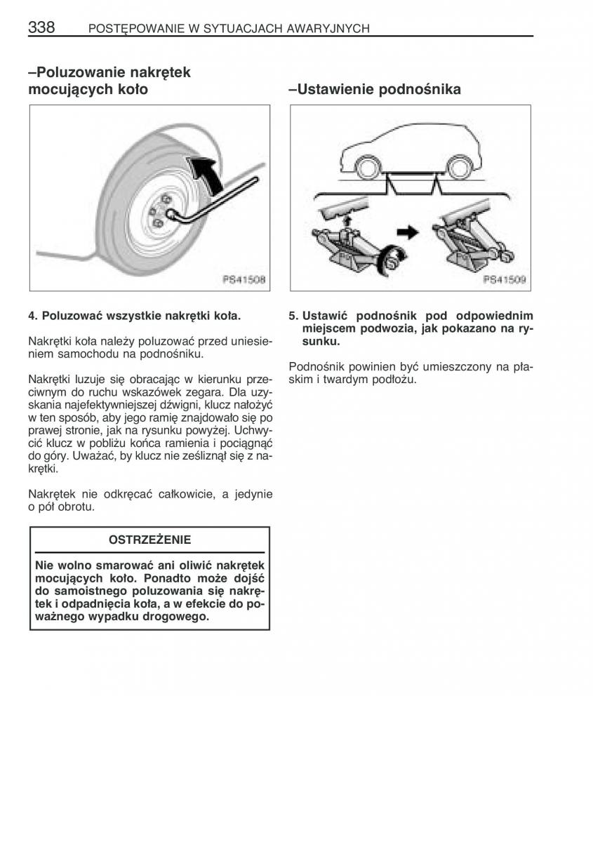 Toyota Yaris II 2 instrukcja obslugi / page 349