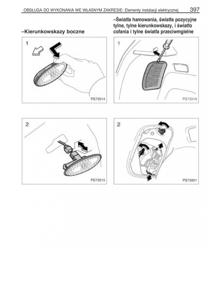 Toyota Yaris II 2 instrukcja obslugi / page 408