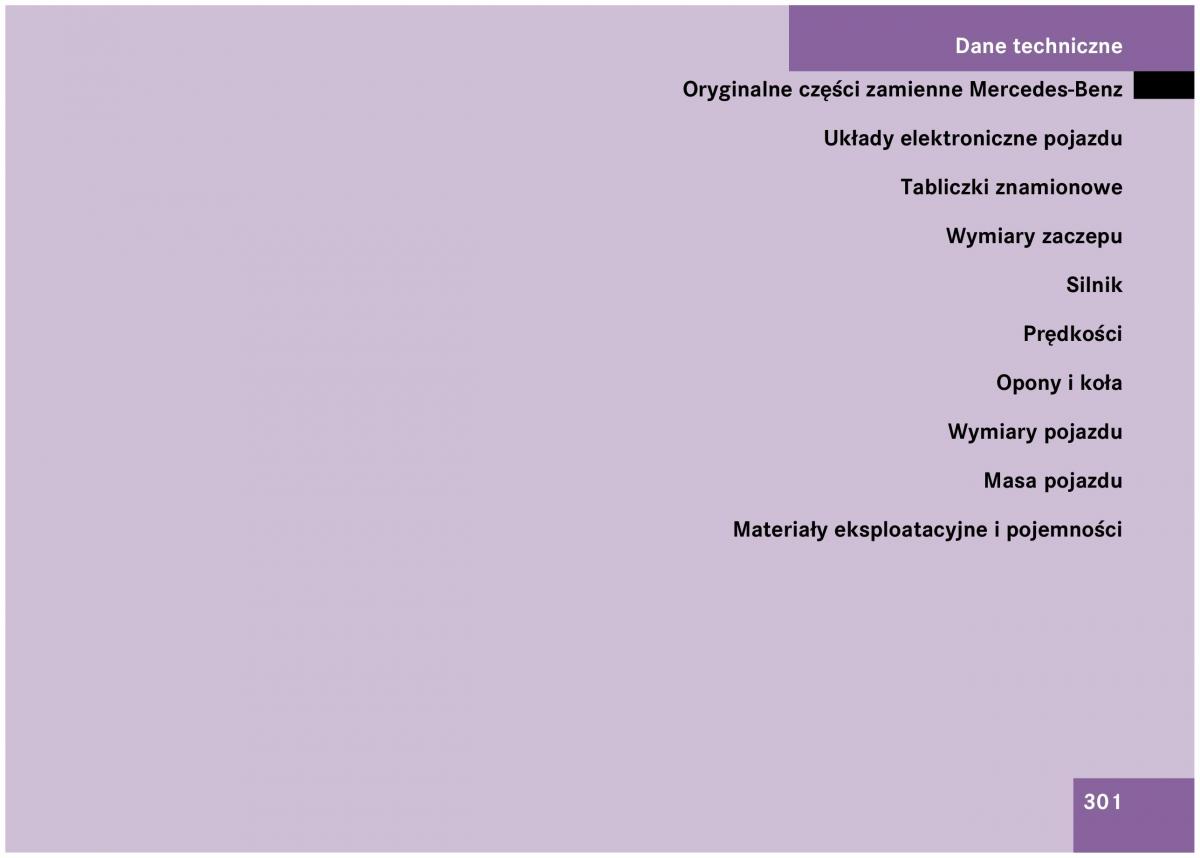 Mercedes Benz A Class W168 instrukcja obslugi / page 301