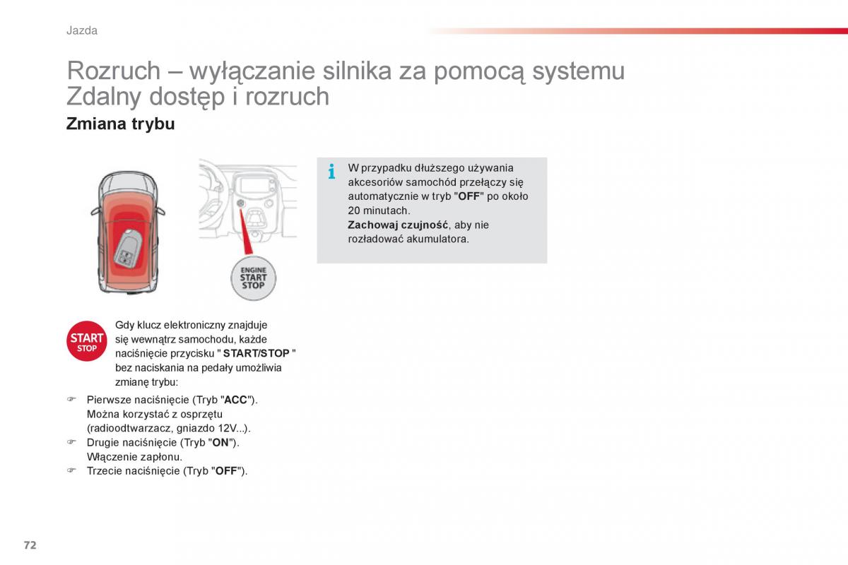 Citroen C1 II 2 instrukcja obslugi / page 74