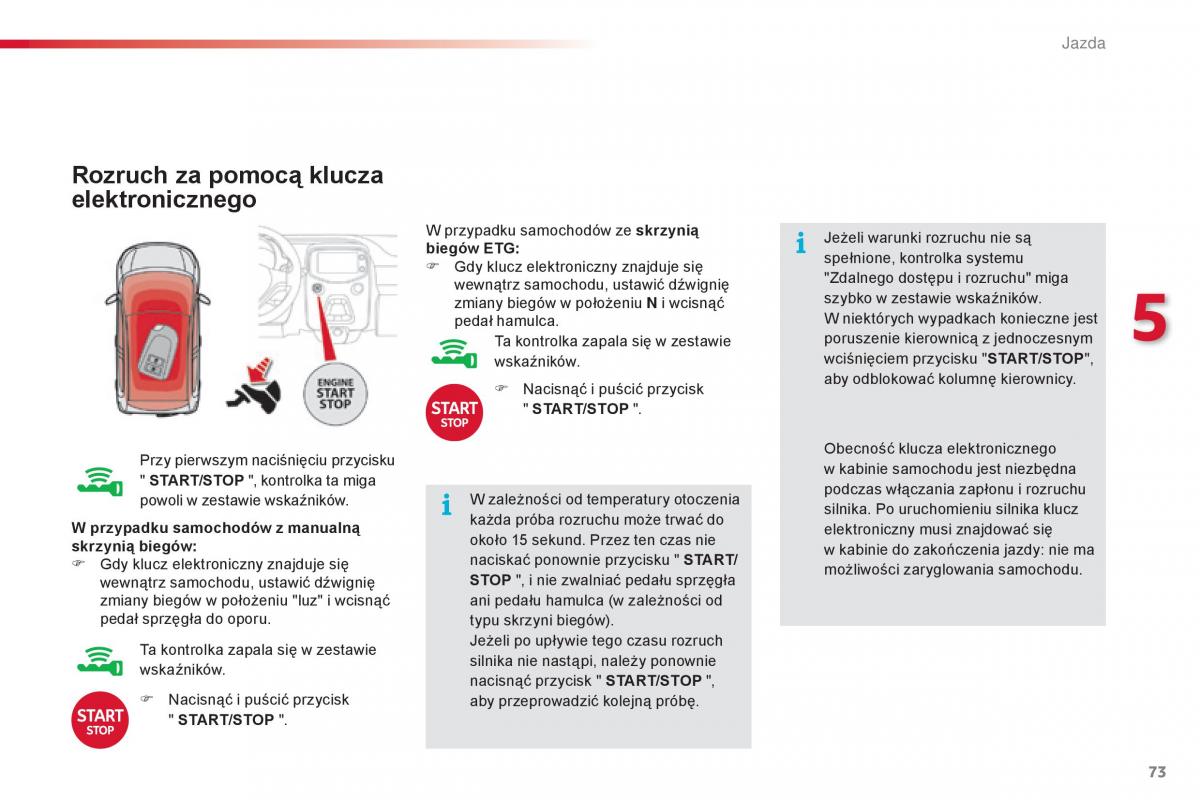 Citroen C1 II 2 instrukcja obslugi / page 75