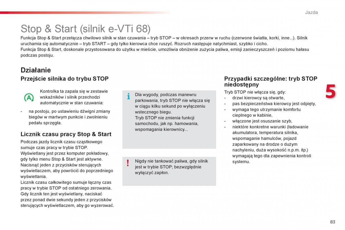 Citroen C1 II 2 instrukcja obslugi / page 85