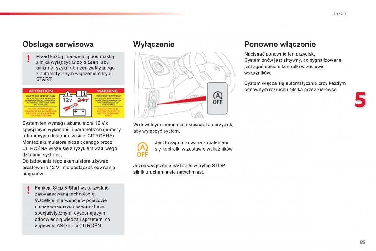 Citroen C1 II 2 instrukcja obslugi / page 87