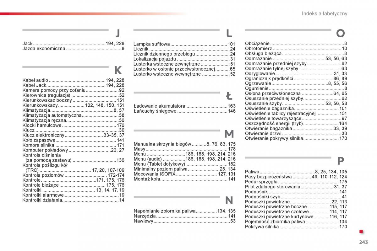 Citroen C1 II 2 instrukcja obslugi / page 245