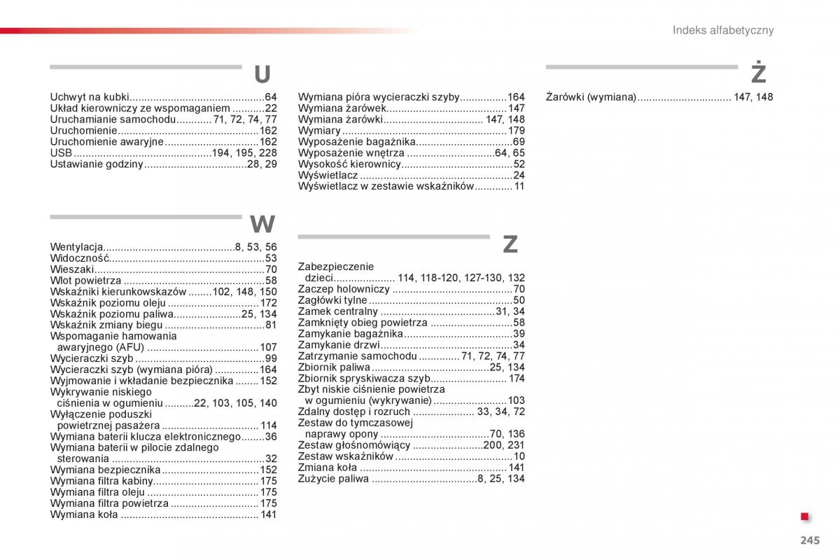 Citroen C1 II 2 instrukcja obslugi / page 247