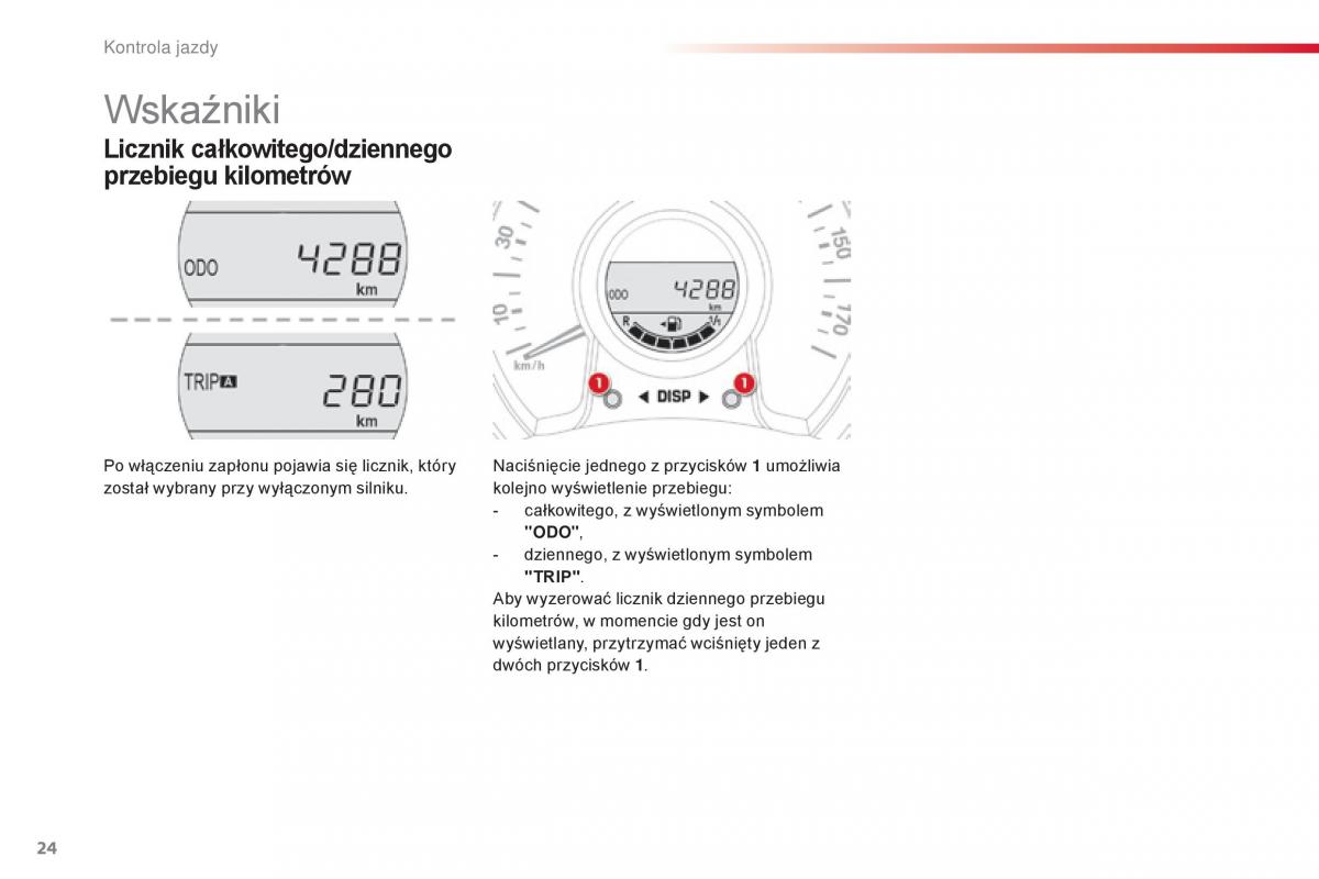 Citroen C1 II 2 instrukcja obslugi / page 26