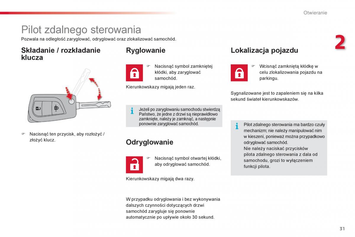 Citroen C1 II 2 instrukcja obslugi / page 33