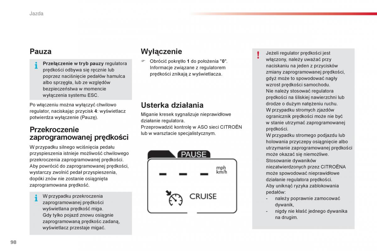 Citroen Cactus instrukcja obslugi / page 100