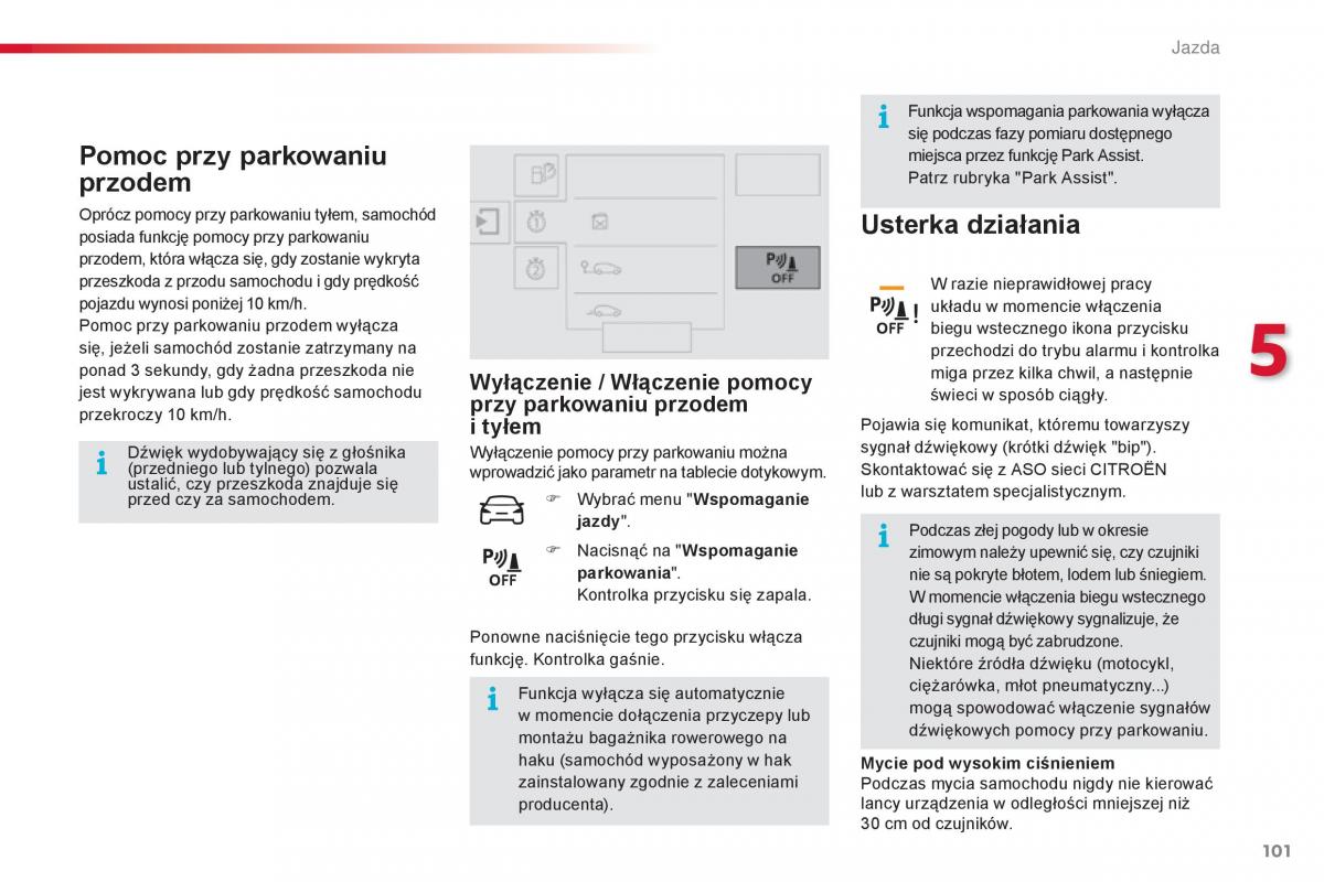 Citroen Cactus instrukcja obslugi / page 103