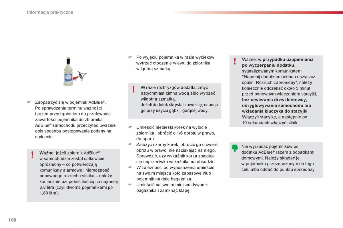 Citroen Cactus instrukcja obslugi / page 170