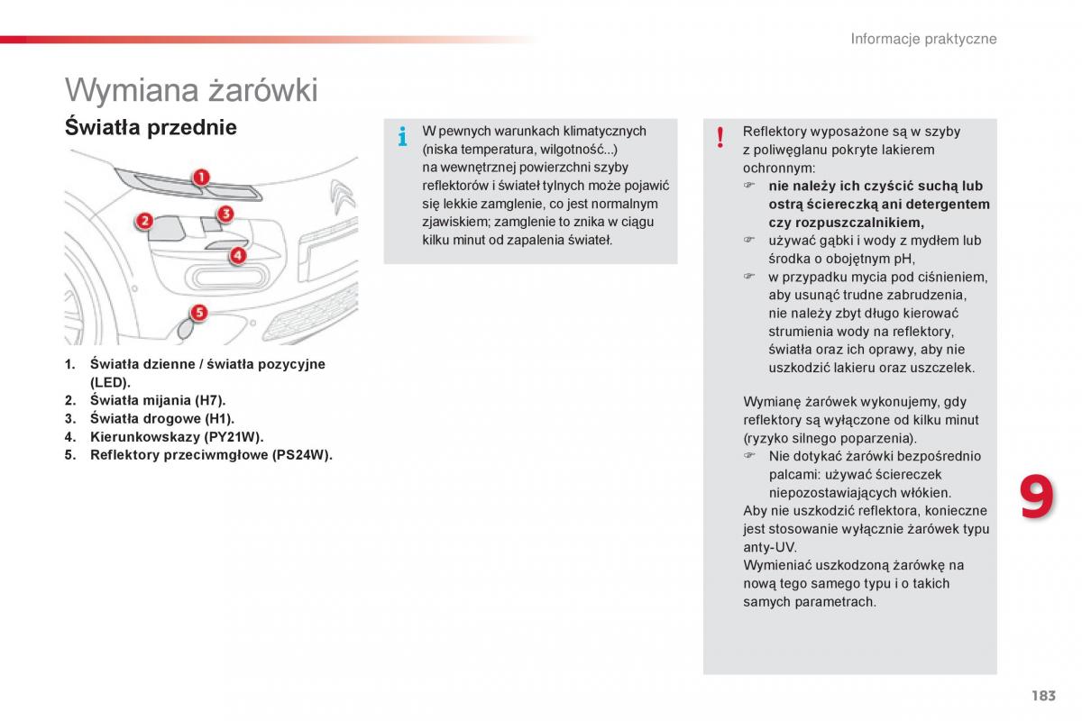 Citroen Cactus instrukcja obslugi / page 185