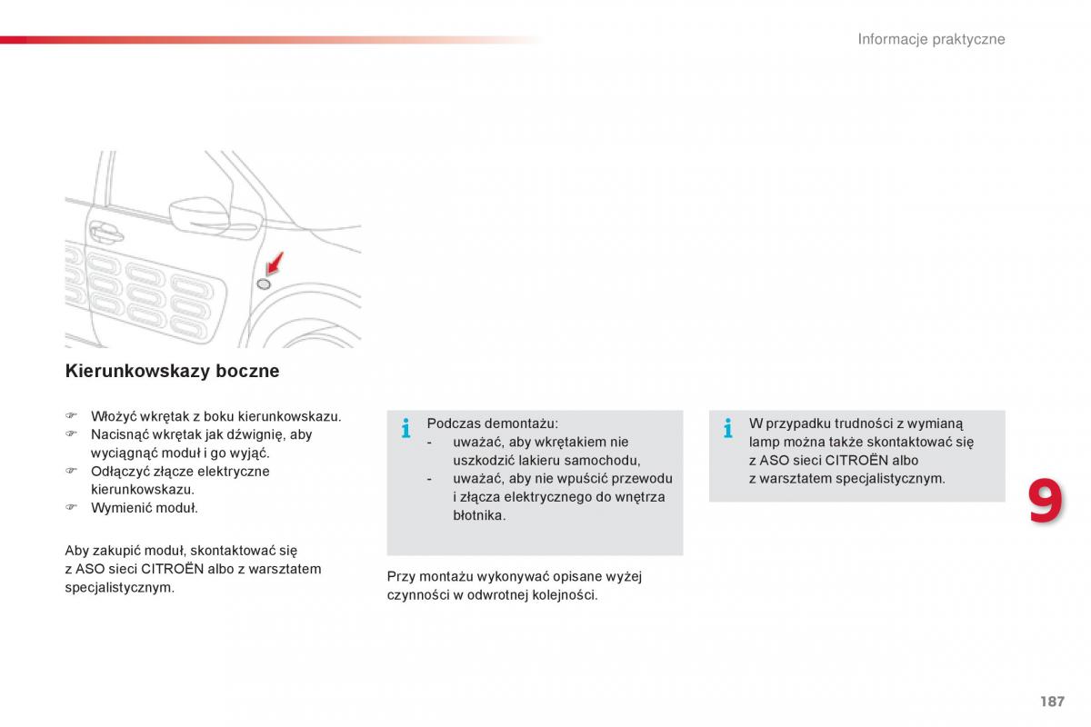 Citroen Cactus instrukcja obslugi / page 189