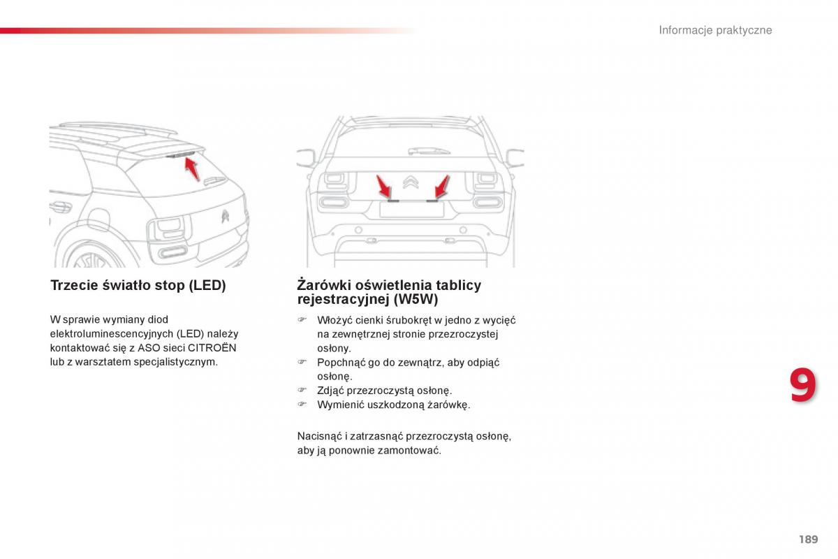 Citroen Cactus instrukcja obslugi / page 191