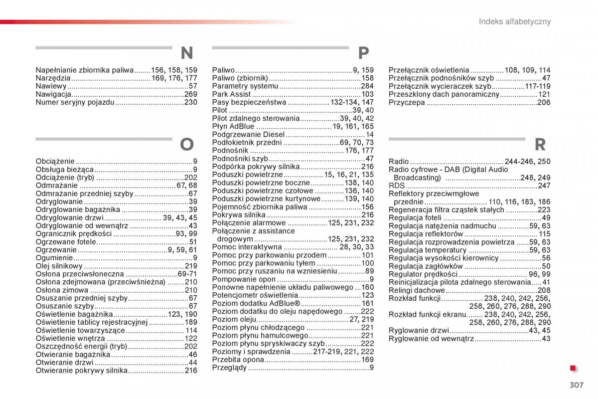 Citroen Cactus instrukcja obslugi / page 309